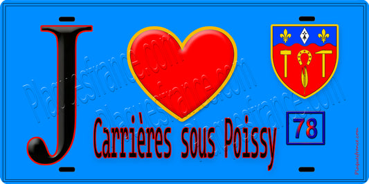 Carrières-sous-Poissy fond bleu
