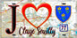Plaque métal décorative  J' ❤️Claye-Souilly, Seine et Marne (77) fond carte