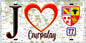 Plaque métal décorative  J' ❤️Courpalay, Seine et Marne (77) fond carte
