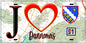 Plaque métal décorative  J' ❤️Dannemois, Essonne (91) fond carte