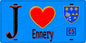 Plaque métal décorative  J' ❤️Ennery, Val d'Oise (95) - Plaquesfrance.com