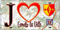 Plaque métal décorative  J' ❤️Gometz-la-Ville, Essonne (91) fond carte
