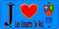 Plaque métal décorative  J' ❤️ Les Essarts-le-Roi, Yvelines (78) fond bleu
