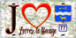 Plaque métal décorative  J' ❤️Lorrez-le-Bocage-Préaux, Seine et Marne (77) fond carte