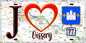 Plaque métal décorative  J' ❤️Oissery, Seine et Marne (77) fond carte