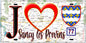 Plaque métal décorative  J' ❤️Sancy-lès-Provins, Seine et Marne (77) fond carte