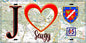 Plaque métal décorative  J' ❤️Seugy, Val d'Oise (95) fond carte