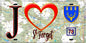 Plaque métal décorative  J' ❤️ Saint-Forget, Yvelines (78) fond carte