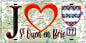Plaque métal décorative  J' ❤️Saint-Ouen-en-Brie, Seine et Marne (77) fond carte