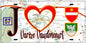 Plaque métal décorative, J'❤️ Varize-Vaudoncourt, Moselle (57)