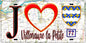 Plaque métal décorative  J' ❤️Villenauxe-la-Petite, Seine et Marne (77) fond carte
