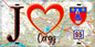 Plaque métal décorative  J' ❤️Ermont, Val d'Oise (95) fond carte