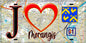 Plaque métal décorative  J' ❤️Morangis, Essonne (91) fond carte