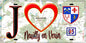 Plaque métal décorative  J' ❤️Neuilly-en-Vexin, Val d'Oise (95) - Plaquesfrance.com