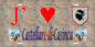 Plaque métal décorative 15 x 30 cm mur antique J' ❤️ Castellare-di-Casinca Canton de Casinca-Fumalto Haute-Corse