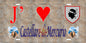 Plaque métal décorative 15 x 30 cm mur antique J' ❤️ Castellare-di-Mercurio Canton de Golo-Morosaglia Haute-Corse