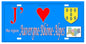 Plaque métal décorative i love ma région Auvergne Rhône Alpes