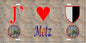 Plaque métal décorative 15x30 cm mur antique J' ❤️Metz cathédrale