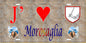 Plaque métal décorative 15 x 30 cm mur antique J' ❤️ Morosaglia Canton de Golo-Morosaglia Haute-Corse