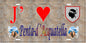 Plaque métal décorative 15 x 30 cm mur antique J' ❤️ Penta d'Acquatella  Canton du Cap Corse Haute-Corse