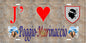 Plaque métal décorative 15 x 30 cm mur antique J' ❤️ Poggio Marinaccio Canton de Casinca-Fumalto Haute-Corse