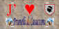 Plaque métal décorative 15 x 30 cm mur antique  J' ❤️ Prunelli-di-Casacconi Canton de Golo-Morosaglia Haute-Corse