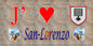 Plaque métal décorative 15 x 30 cm mur antique J' ❤️San-Lorenzo Canton de Golo-Morosaglia Haute-Corse