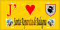 Plaque métal décorative 15 x 30 cm jaune J' ❤️ Santa-Reparata-di-Balagna Canton de l'Île-Rousse Haute-Corse