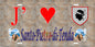 Plaque métal décorative 15 x 30 cm mur antique J' ❤️ Santo-Pietro-di-Tenda Canton de Biguglia-Nebbio Haute-Corse