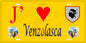 Plaque métal décorative 15 x 30 cm jaune J' ❤️ Venzolasca Canton de Canton de Casinca-Fumalto Haute-Corse