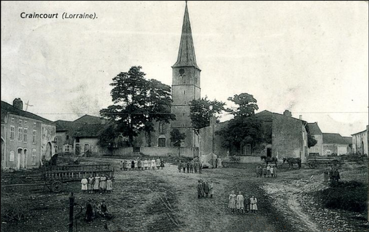 Craincourt : Carte postale en préparation
