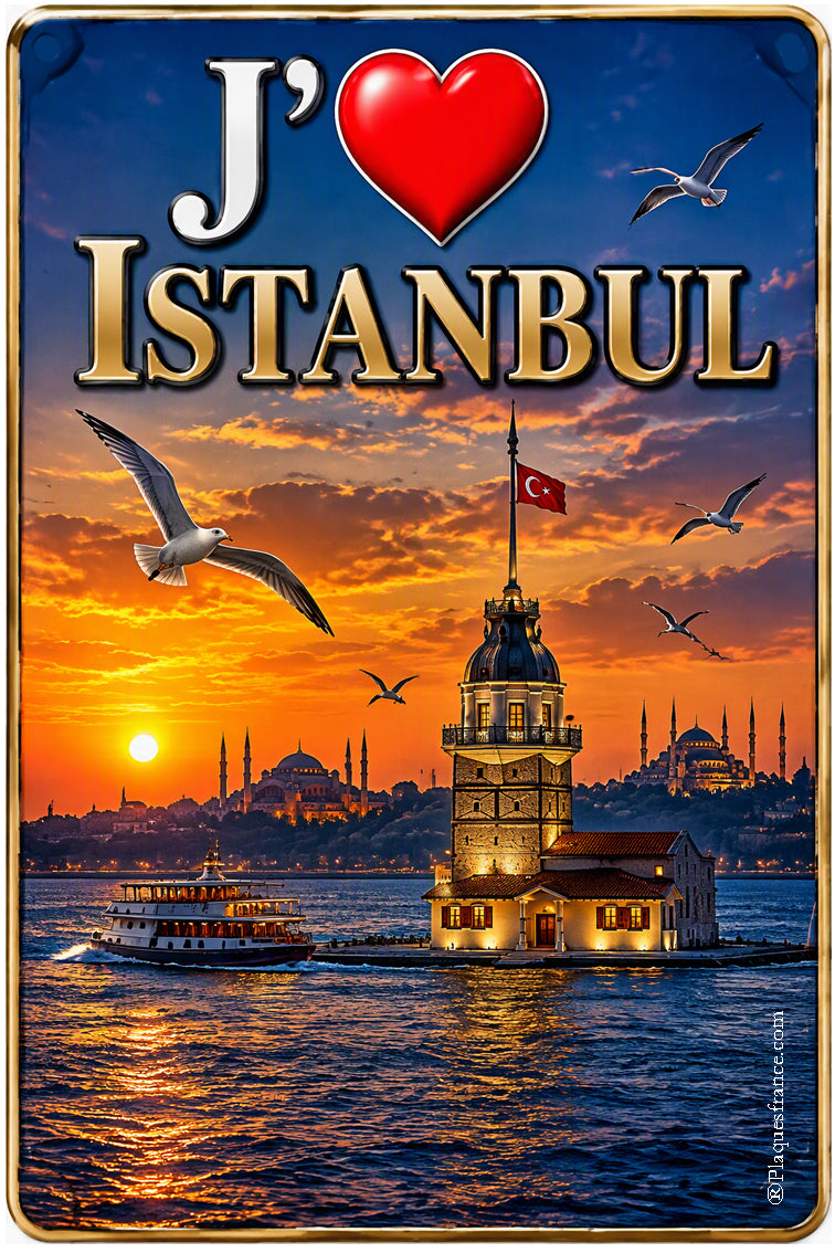 plaque décorative ISTANBUL