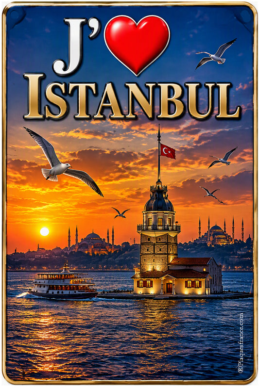 plaque décorative ISTANBUL