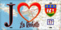 Plaque métal décorative, J' ❤️La Rochelle, Charente Maritime (17) fond carte