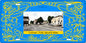 Plaque métal décorative 15 x 30 cm carte postale ancienne : Le café, l'épicerie-tabac à Liocourt canton du Saulnois Moselle 57