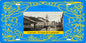 Plaque métal décorative 15 x 30 cm carte postale ancienne : La route de Craincourt à Liocourt canton du Saulnois Moselle 57