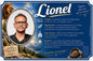 Plaque métal décorative, Lionel