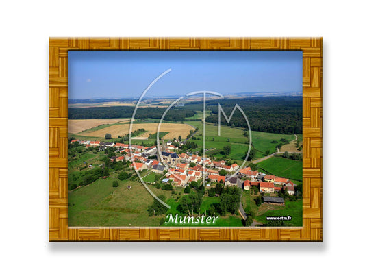 Plaque photo aérienne 20x30cm Gencode : 3662397261517 MUNSTER Moselle 57