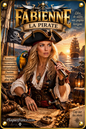 Plaque métal décorative, Fabienne La belle Pirate