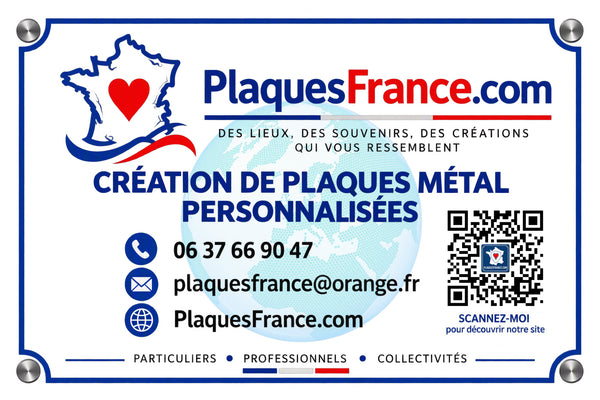 Modèle A1 de plaque professionnelle