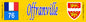 Offranville (76) – Plaque héraldique 10x40 de collection