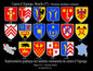 Plaque métal décorative Collector des blasons du canton d'Algrange Moselle 57