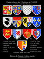 Plaque métal décorative Collector Les 13 régions de France (Copie Albestroff)