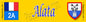 Plaque métal décorative 10 x 40 cm jaune Alata