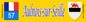 Plaque métal décorative 10 x 40 cm Aulnois sur Seille