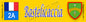 Plaque métal décorative 10 x 40 cm jaune Azilone Bastelicaccia
