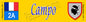 Plaque métal décorative 10 x 40 cm jaune Campo
