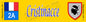 Plaque métal décorative 10 x 40 cm jaune Cristinacce
