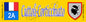 Plaque métal décorative 10 x 40 cm jaune Cuttoli Corticchiato