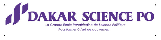 Plaque 10 x 40 cm dakar science po